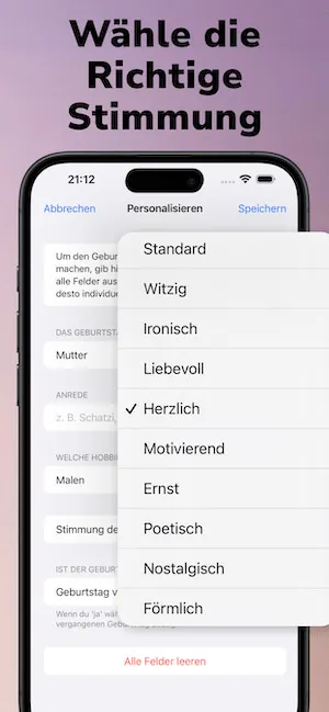 Geburtstags Glückwünsche – Screenshot 3