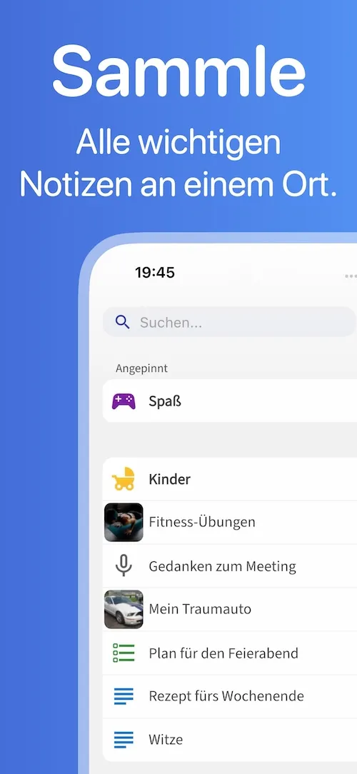 Notizen mit Ordner: Folino – Screenshot 1
