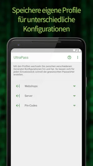 Passwort Generator: UltraPass – Screenshot 3