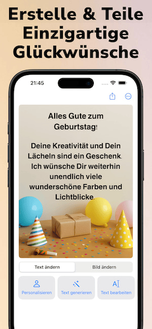 Geburtstags Glückwünsche Screenshot 1