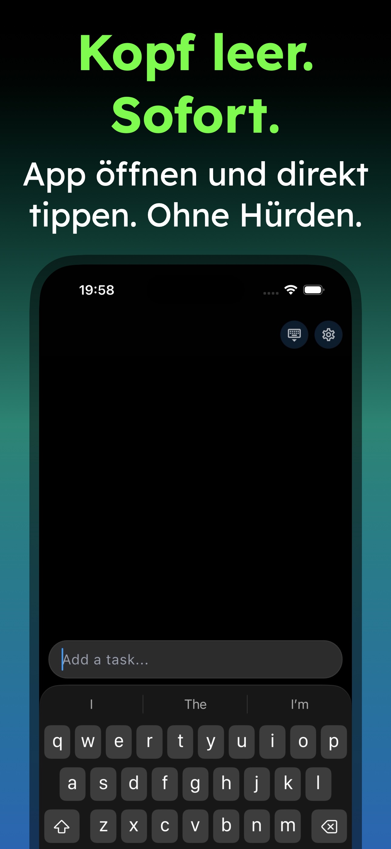 ADHS Planer: BlipTask Screenshot 1