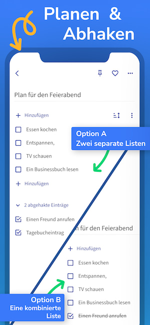 Notizen mit Ordnern - Folino Screenshot 2