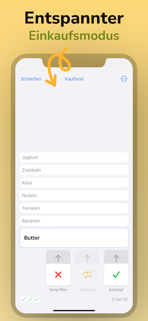 Einkaufsliste - Olivius Screenshot 3