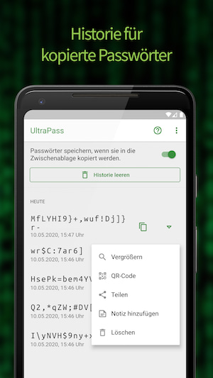 Passwort Generator - UltraPass Screenshot 2